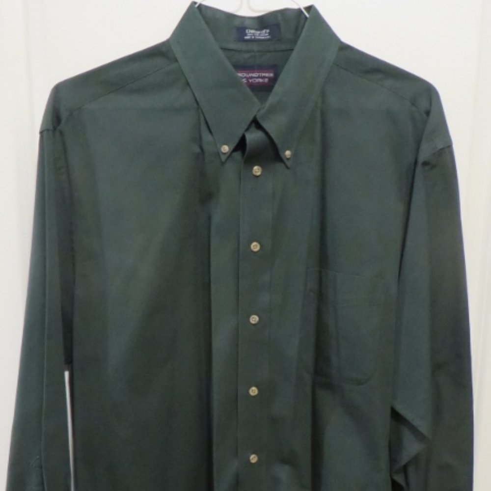 DILLARDS Dress Shirt - Long Sleeve - Roundtree/York - 17 1/2 X 34